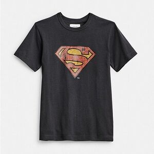 Coach Superman Logo T-Shirt - Black